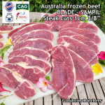 Beef BLADE Australia frozen daging sapi sampil rendang/dendeng whole cuts brand WMPG 4-5 kg/pc (price/kg)